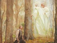 Joseph Smith sees Heavenly Father and Jesus Christ in the Sacred Grove