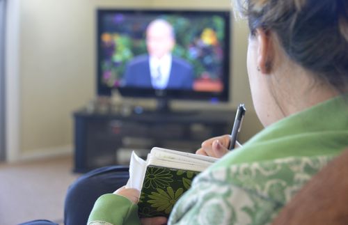 taking notes during general conference