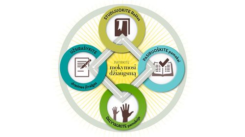 mokymosi džiaugsmo patyrimo schema