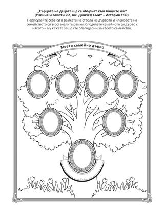 страница с материали за дейности: Можем да работим по своята семейна история