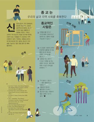 종교는 우리의 삶과 지역 사회를 축복한다