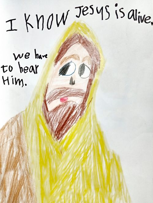 drawing of Jesus