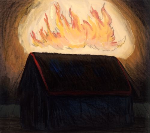 fire on tabernacle