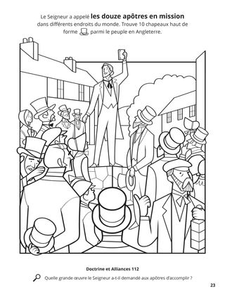 The Apostles Preached the Gospel to All Nations coloring page