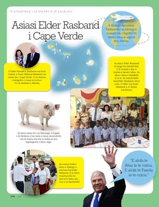 Elder Rasband Visits Cape Verde