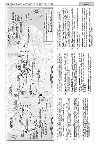 map of Westward Movement of the Church