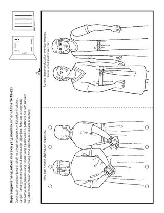 halaman kegiatan: Alma dan Amulek memiliki iman