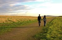 couple walking