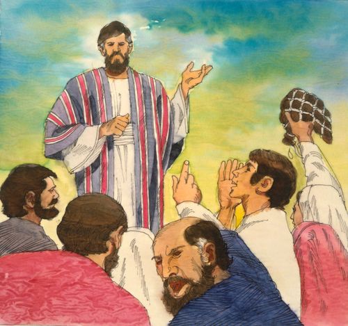 Israelites yelling at Moses