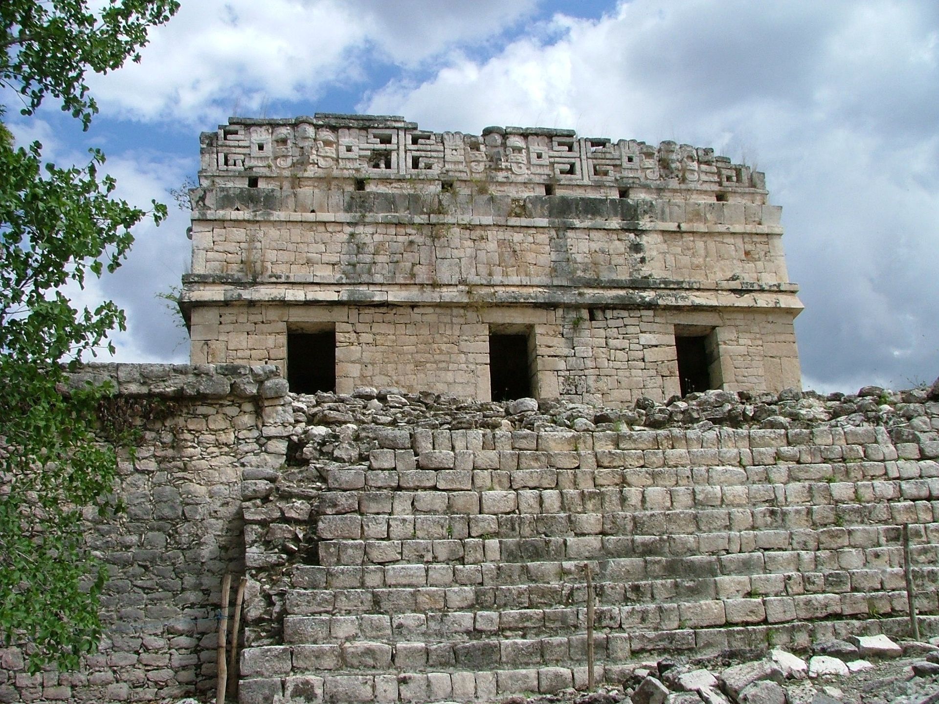 Ruins at the Chichen Itza site in Mexico.