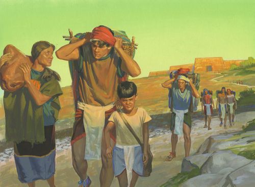 believers leaving city