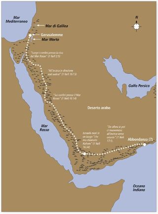 cartina del Medio Oriente