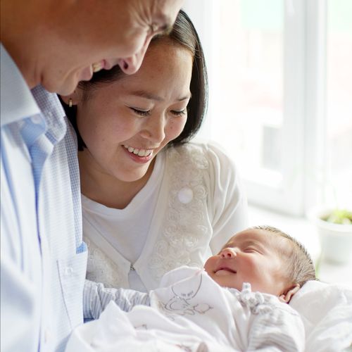 parents and baby