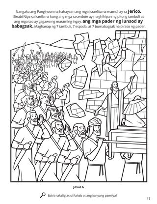 The City of Jericho coloring page