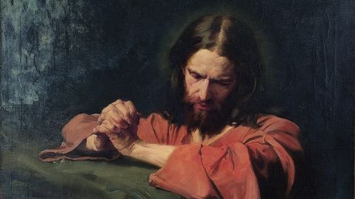 Christ praying in Gethsemane