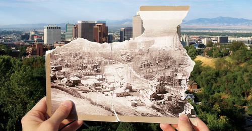Historical photograph of Salt Lake City
