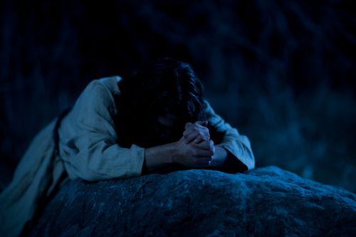 the Savior in Gethsemane