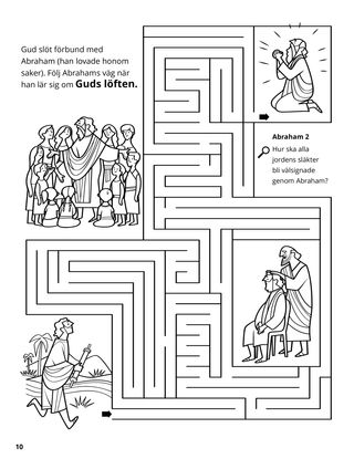 The Abrahamic Covenant coloring page