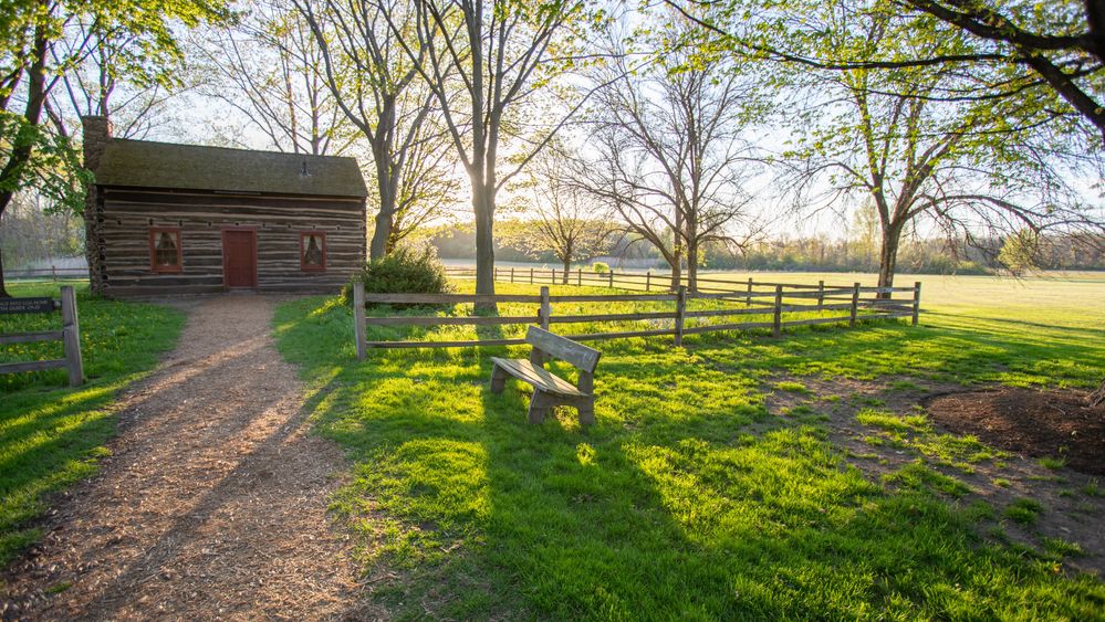 Peter and Mary Whitmer allowed Joseph Smith and Oliver Cowdery to live in their home in June 1829 so the two men could complete the translation of the Book of Mormon. Joseph’s wife, Emma, later joined them there. The Whitmer farm was also the place where the angel Moroni showed three men, now known as the Three Witnesses, the golden plates from which the Book of Mormon was translated. On April 6, 1830, about 55 people gathered in the Whitmers’ home, where Joseph Smith presided over the organization of The Church of Jesus Christ of Latter-day Saints. Photo taken May 2022.