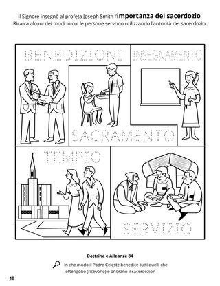 Priesthood Authority coloring page