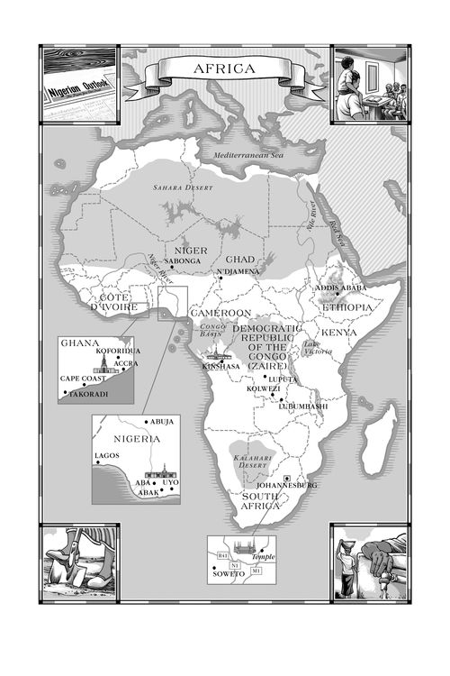 map of Africa