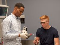 youth visiting doctor