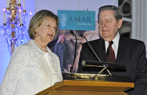 Elder Holland and Emma Nicholson