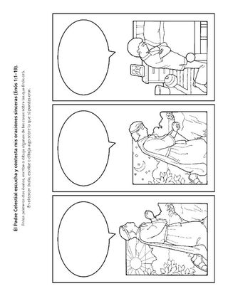Hoja de actividades: El Padre Celestial escucha y contesta mis oraciones sinceras