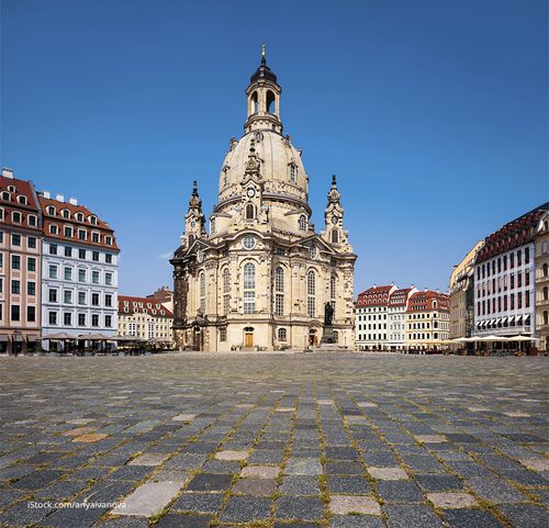 „Frauenkirche” ir piemineklis cerībai.