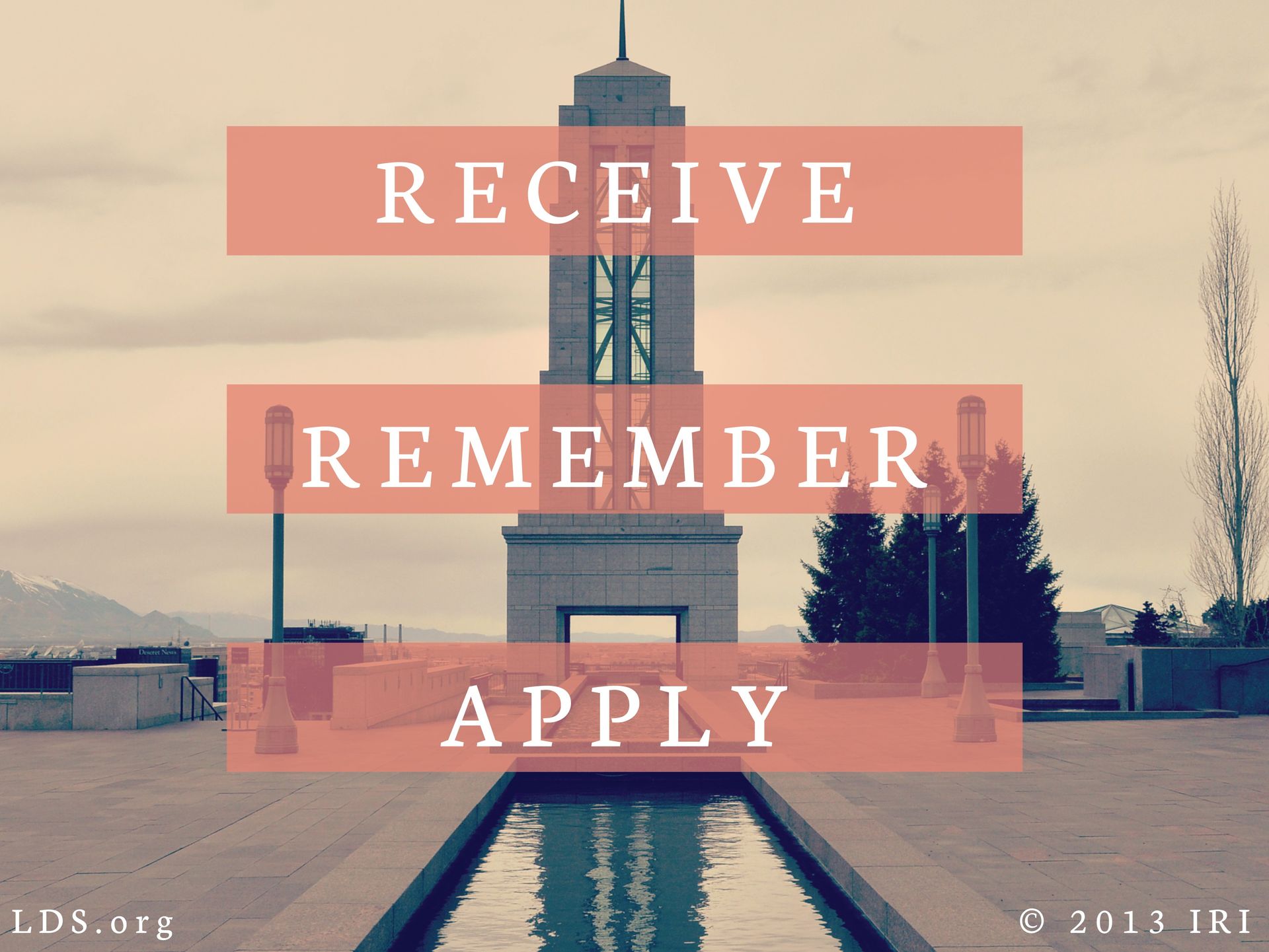 “Receive, remember, apply.” © undefined ipCode 1.
