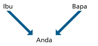 diagram garis keturunan