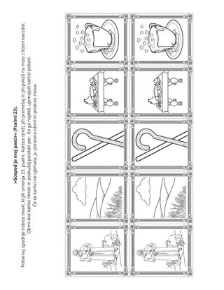 Stran z dejavnostjo: »Gospod je moj pastir«.
