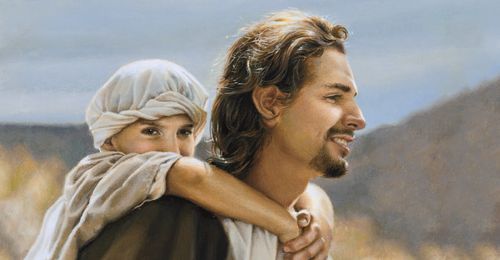 Jesus Christ with child