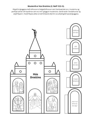verkefnissíða: Musterið er hús Drottins