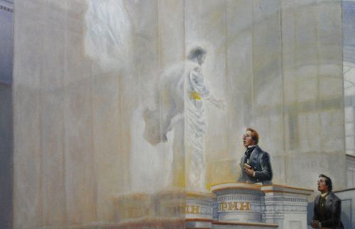 beings appearing to Joseph Smith and Oliver Cowdery in Kirtland Temple