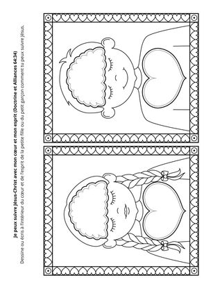 page d’activité pour les enfants