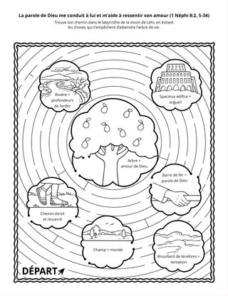 page d’activité : le songe de Léhi