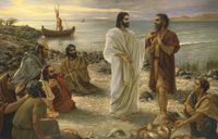 Jesus teaching His Apostles