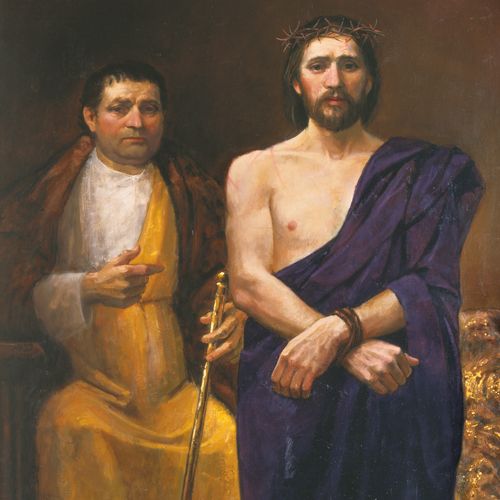 Jesus Christ with Pilate