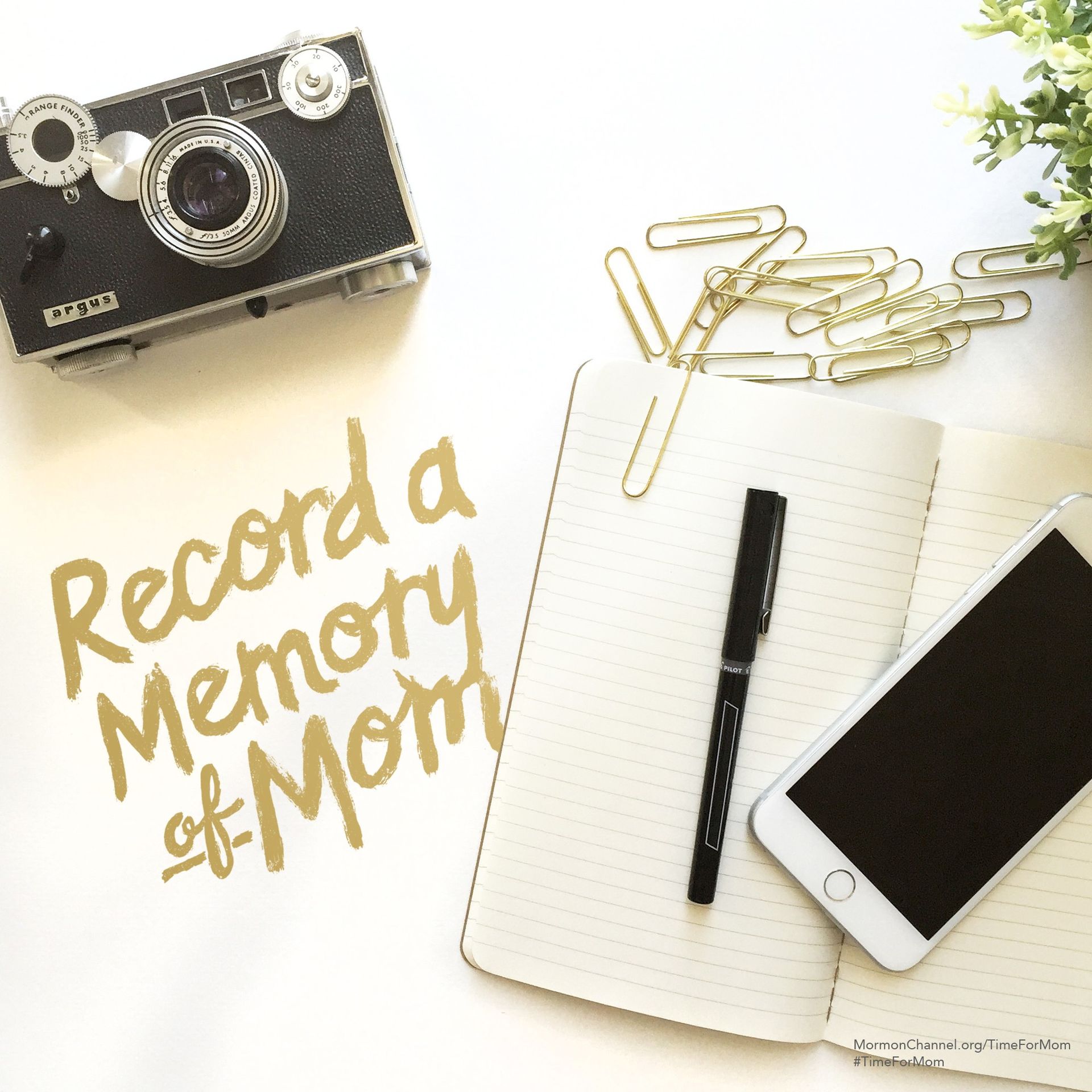Record a memory of Mom. Find out how to make #TimeForMom here.