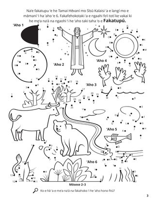 The Creation coloring page