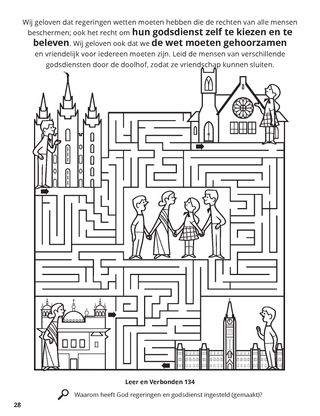 Religious Freedom coloring page