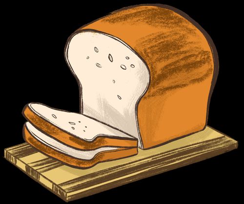 A sliced loaf of bread