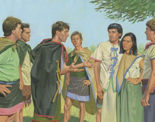 Alma the Younger and sons of King Mosiah