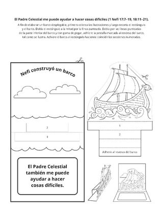 Hoja de actividades: Dios me ayuda a obedecer Sus mandamientos