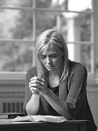 Woman praying