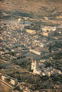 old city of Jerusalem in Israel