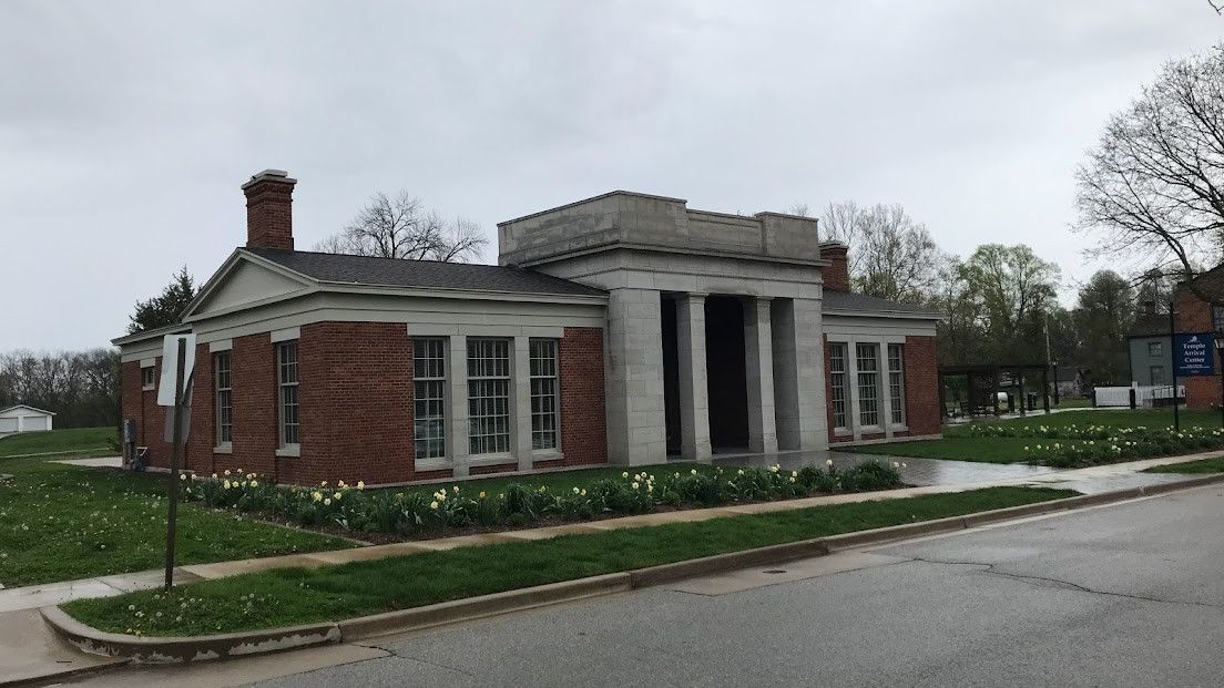 Exterior of Temple Arrival Center