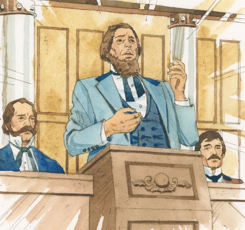 Brigham Young speaking