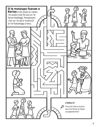 The Doctrine of Christ coloring page